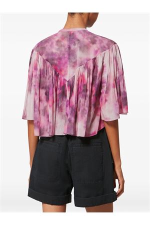 Top Vaporoso Veelia In Voile Di Cotone Stampato MARANT ÉTOILE | HT0854FAD1J13E40PK